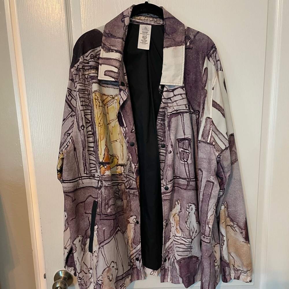 DISNEY WOMENS ARISTOCATS Artistic Blazer - Purple, White, and Brown, 2X